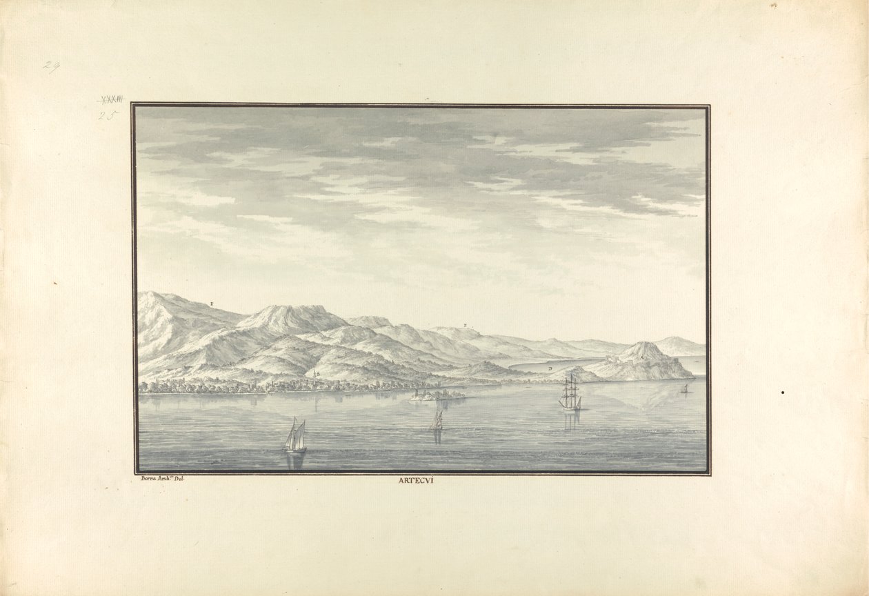 View of Artaki (now Erdek) by Giovanni Battista Borra