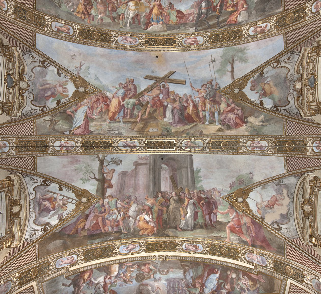 Stories of the Holy Cross by Giovanni Battista Carlone
