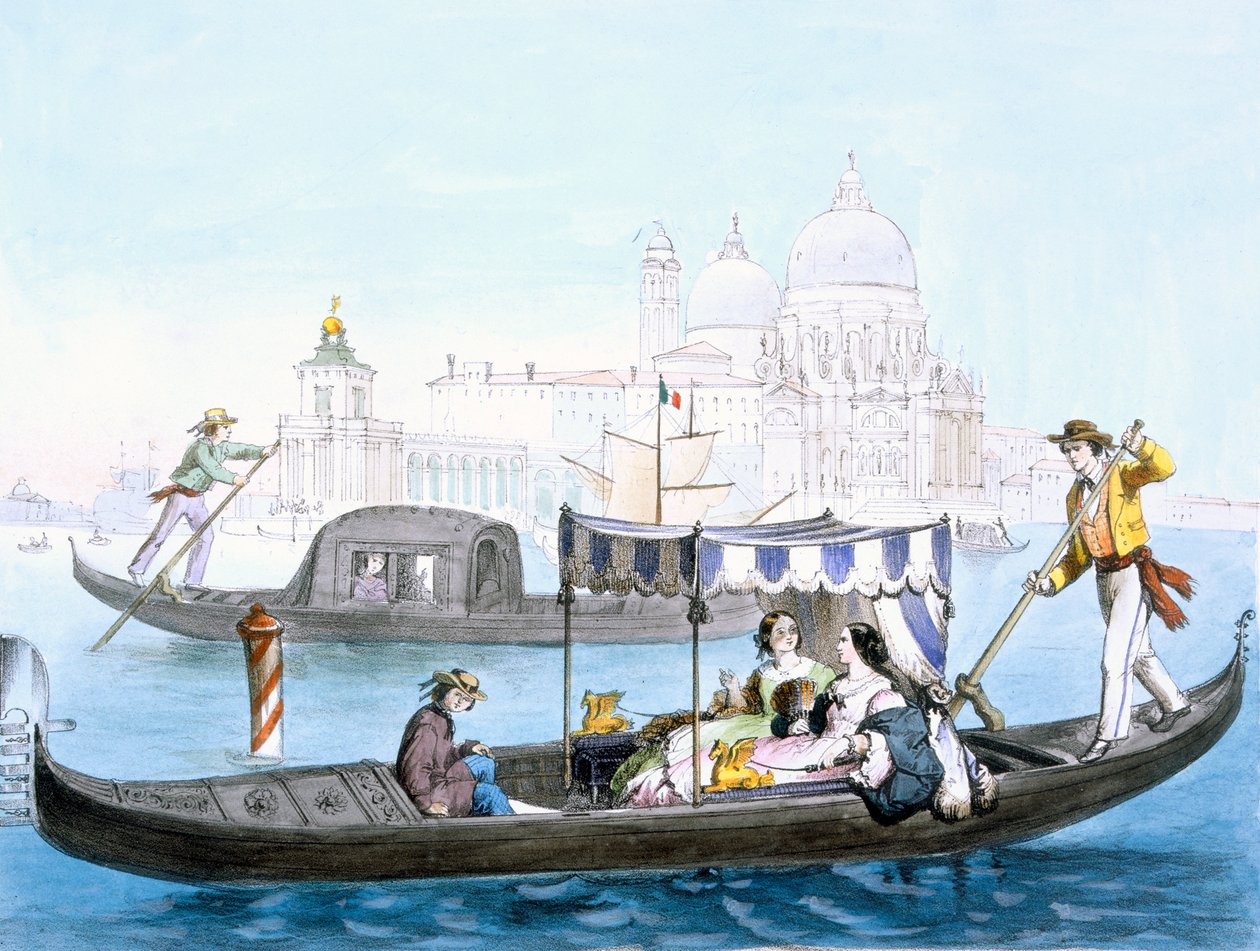 Venetian Gondola, c1850 by Giovanni Battista Cecchini