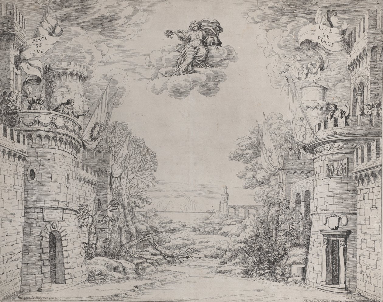 Scene from Il Triompho della Pieta, 1640-69 by Giovanni Battista Galestruzzi