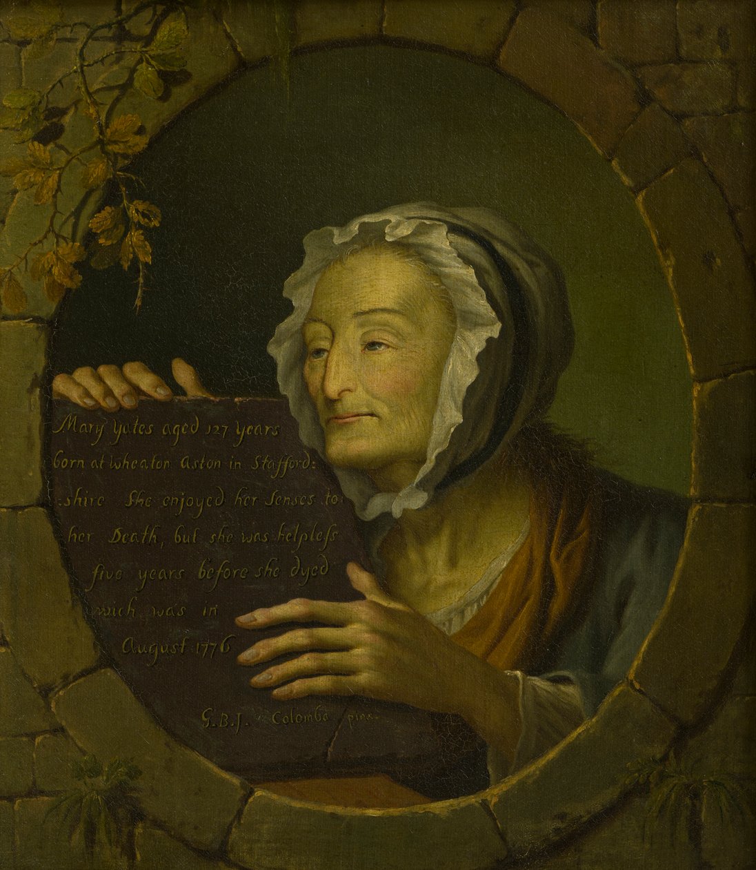 Portrait of Mary Yates by Giovanni Battista Innocenzo Colombo