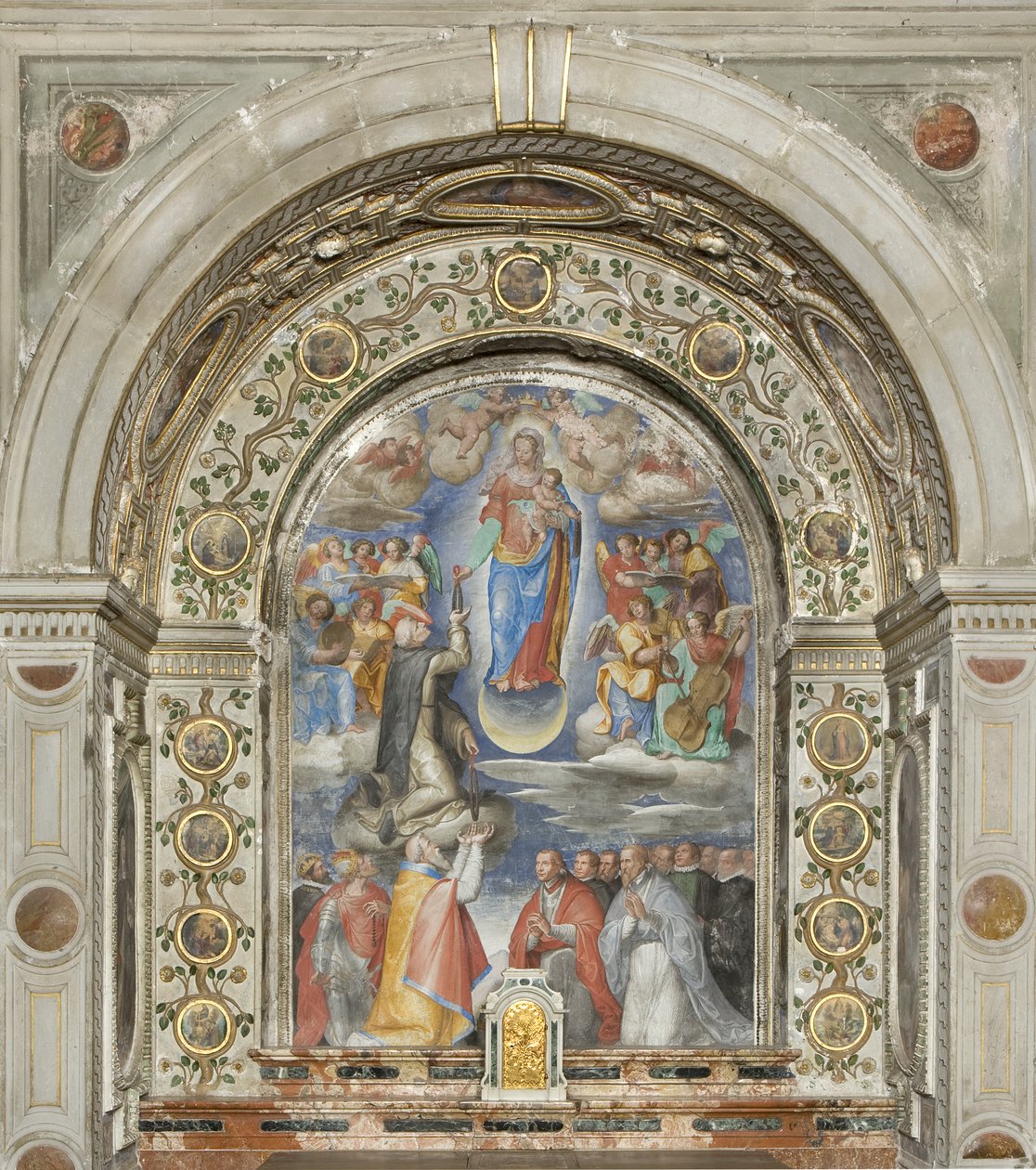Our Lady of the Rosary, c.1615 by Giovanni Battista Maganza