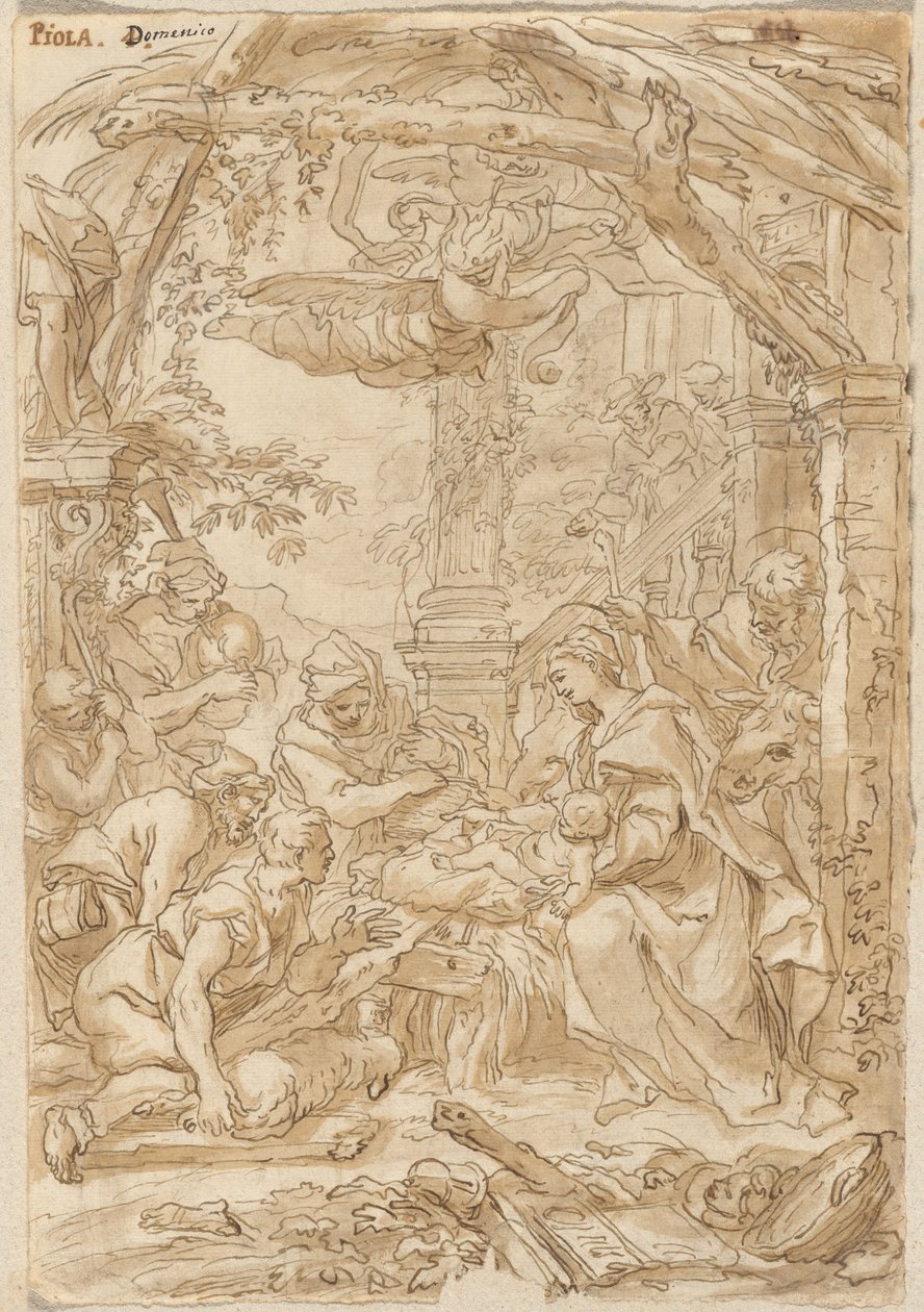 The Adoration of the Shepherds by Giovanni Battista Merano