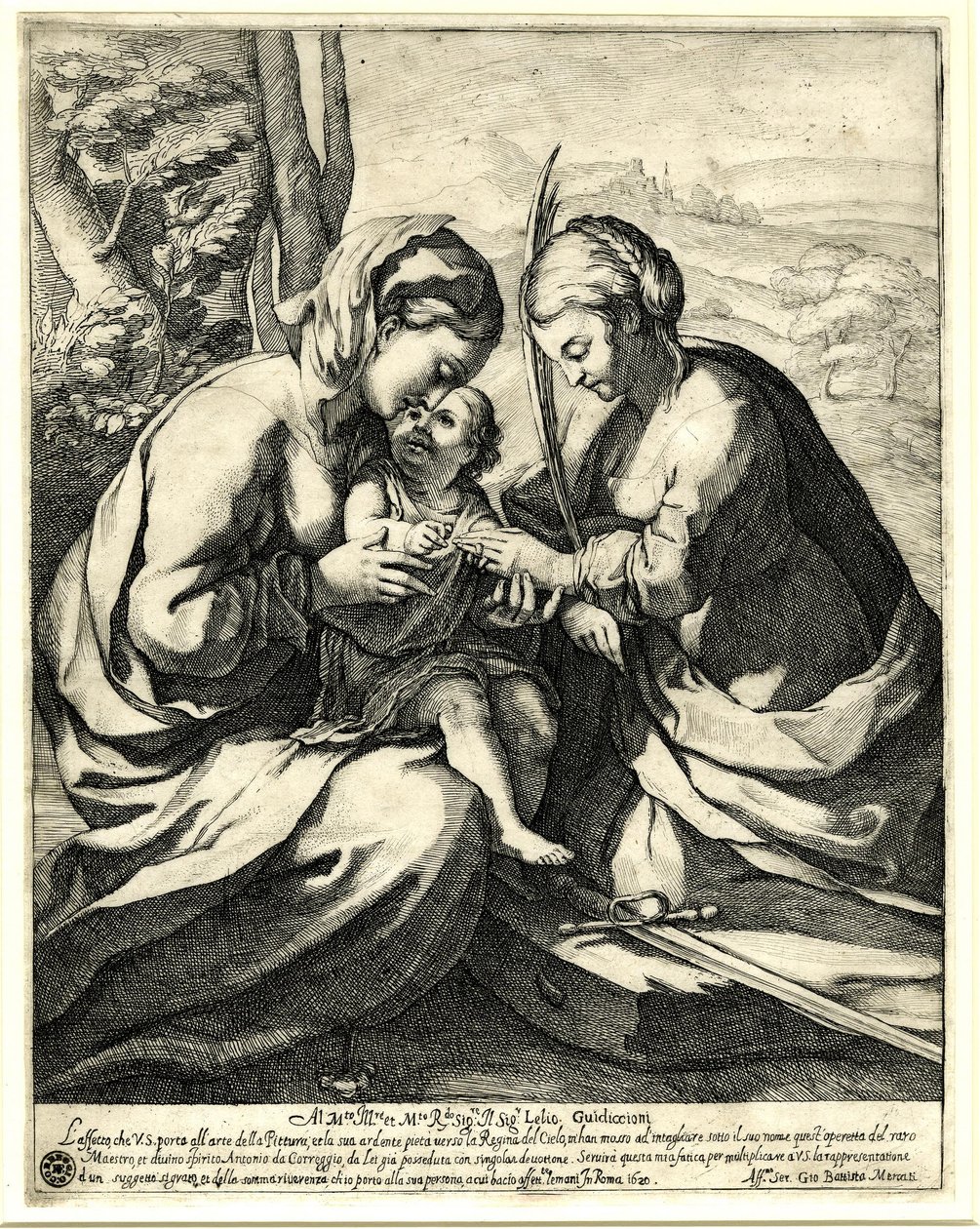 The Mystic Marriage of St Catherine by Giovanni Battista Mercati