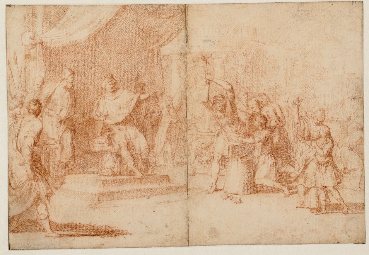 The Martyrdom of Sts Maris and Martha of Persia and Their Sons by Giovanni Battista Mercati