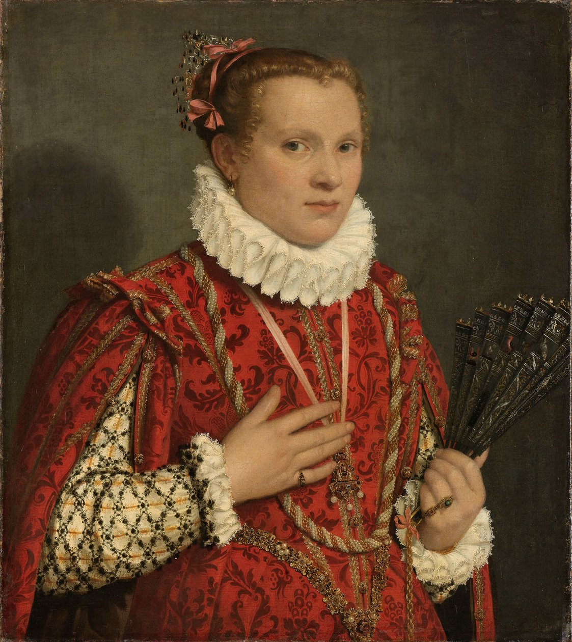 Portrait of a Young Woman by Giovanni Battista Moroni