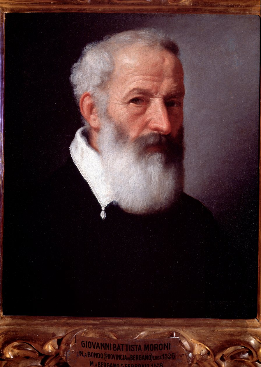 Portrait of an Old Man by Giovanni Battista Moroni