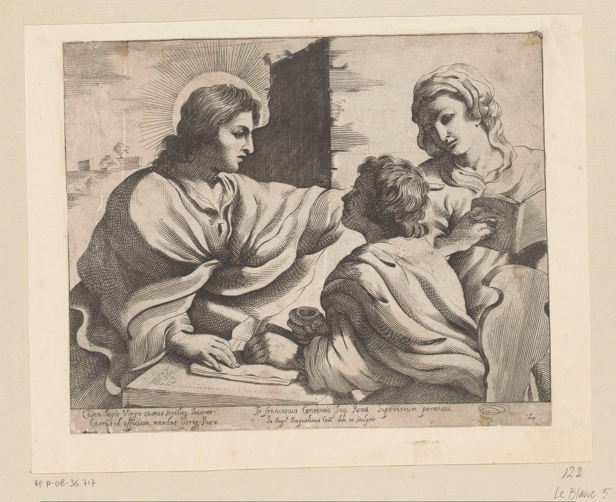 John the Baptist, Christ, and Mary by Giovanni Battista Pasqualini