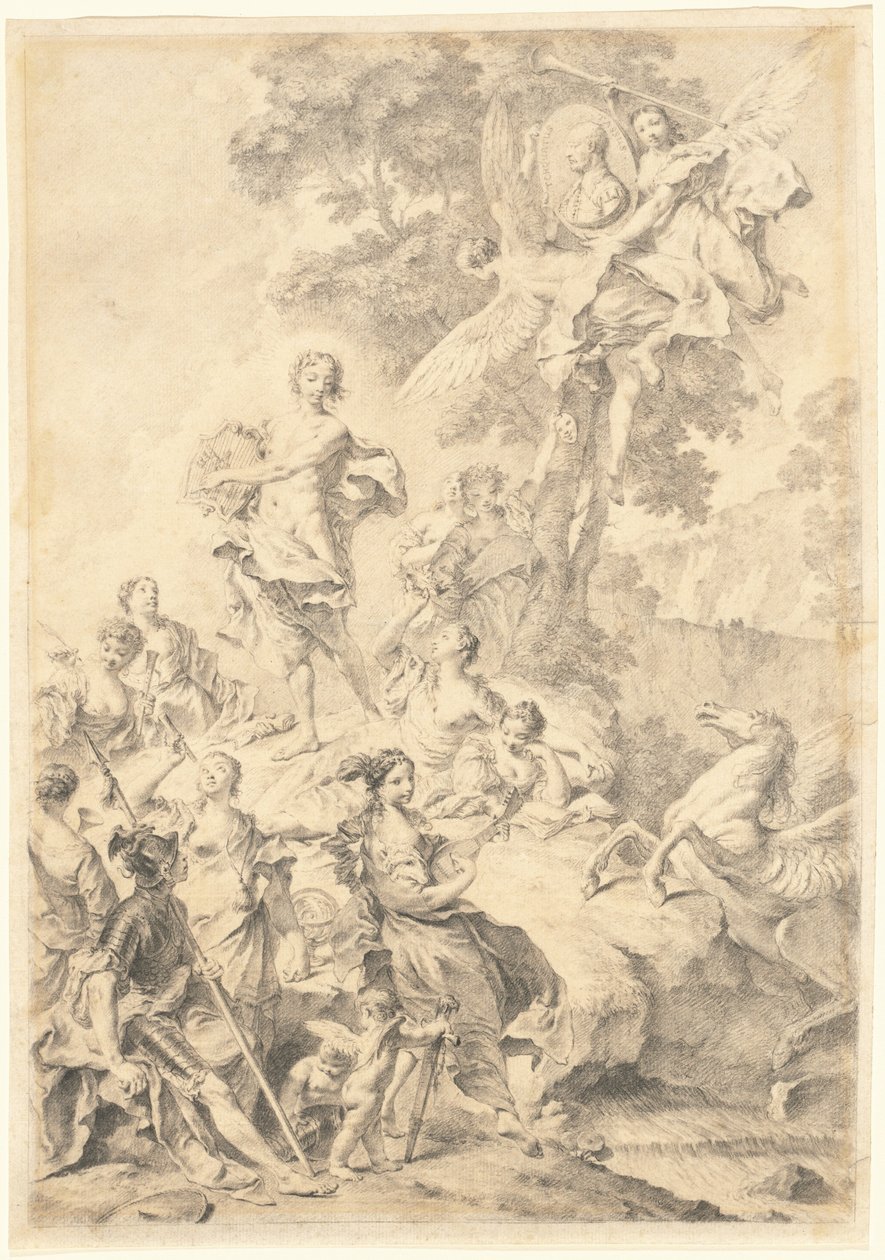 Apollo, the Muses, and Mars: In Praise of Tasso by Giovanni Battista Piazzetta