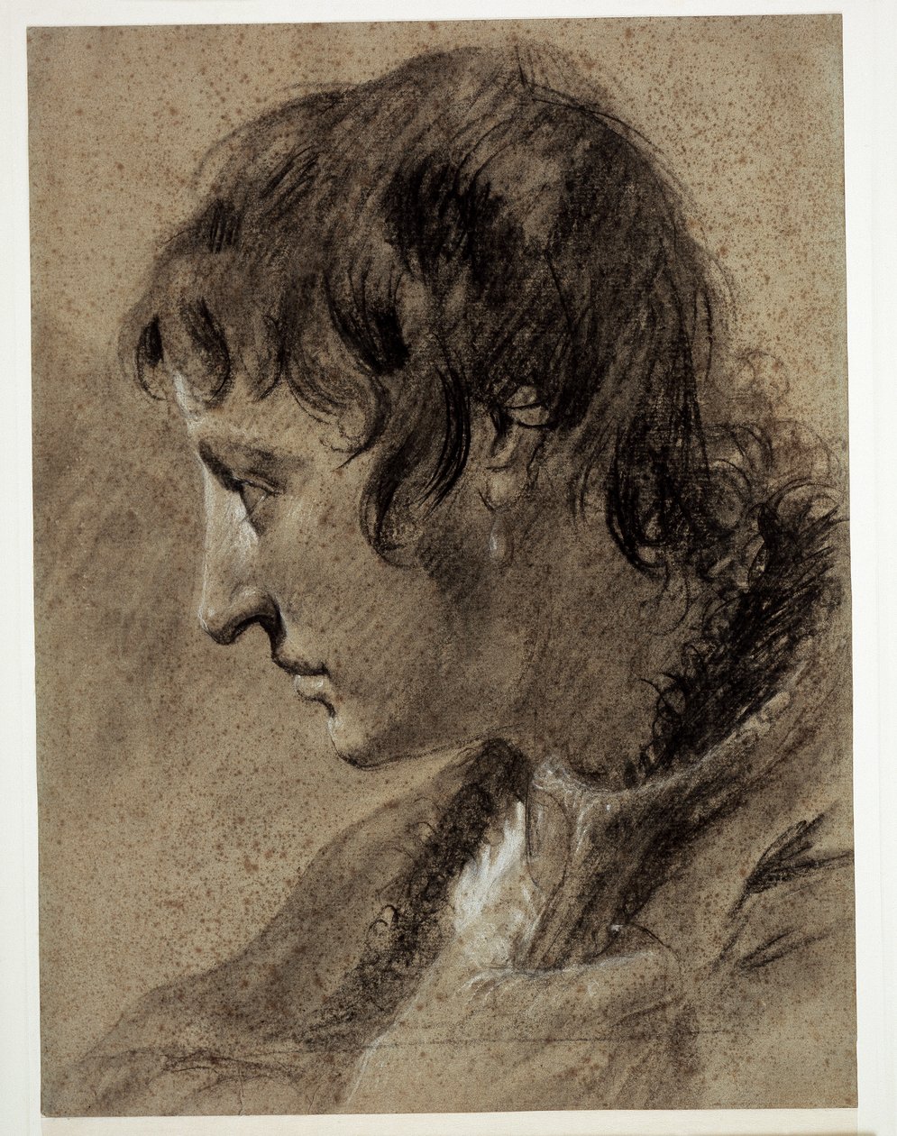 Head of a Young Man by Giovanni Battista Piazzetta