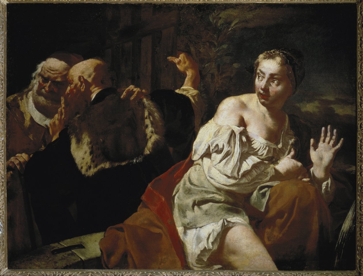 Suzanne and the Elders by Giovanni Battista Piazzetta