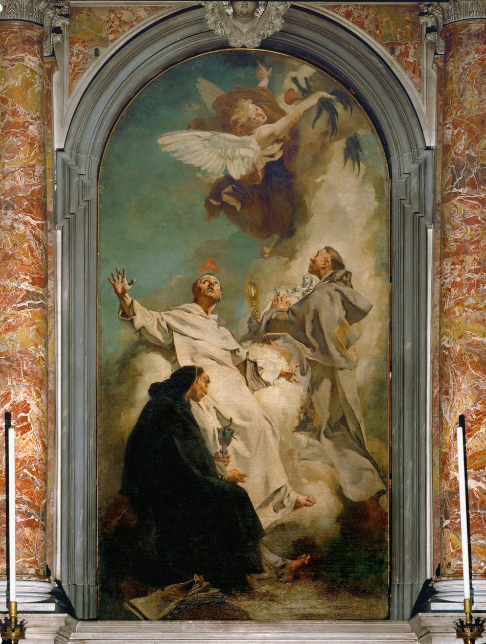 The Three Dominican Saints: Saint Vincent Ferrer, Saint Ludovico Bertrand, and Saint Hyacinth by Giovanni Battista Piazzetta