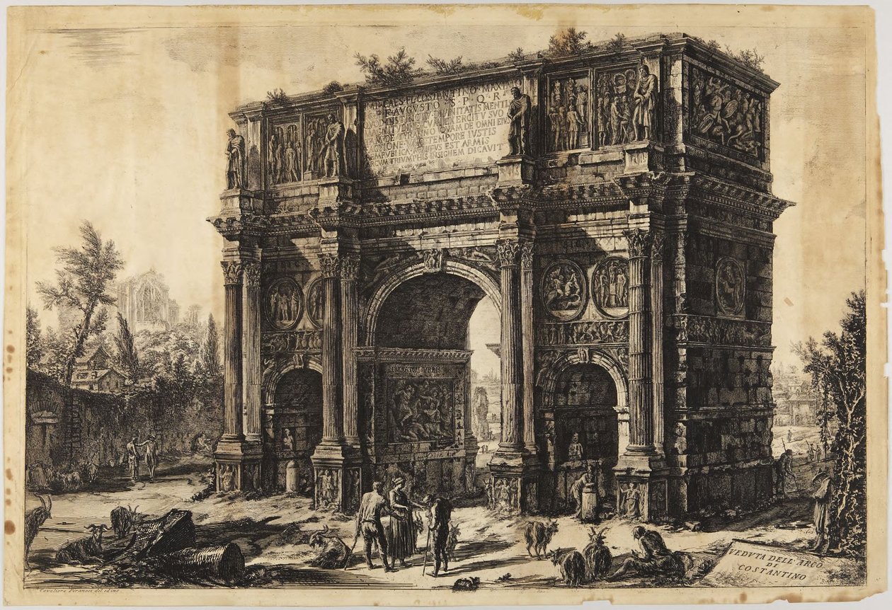 Arch of Constantine by Giovanni Battista Piranesi