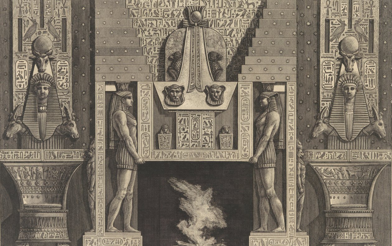 Chimneypiece in the Egyptian style by Giovanni Battista Piranesi