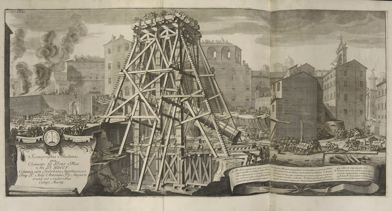 The Campus Martius of Ancient Rome by Giovanni Battista Piranesi