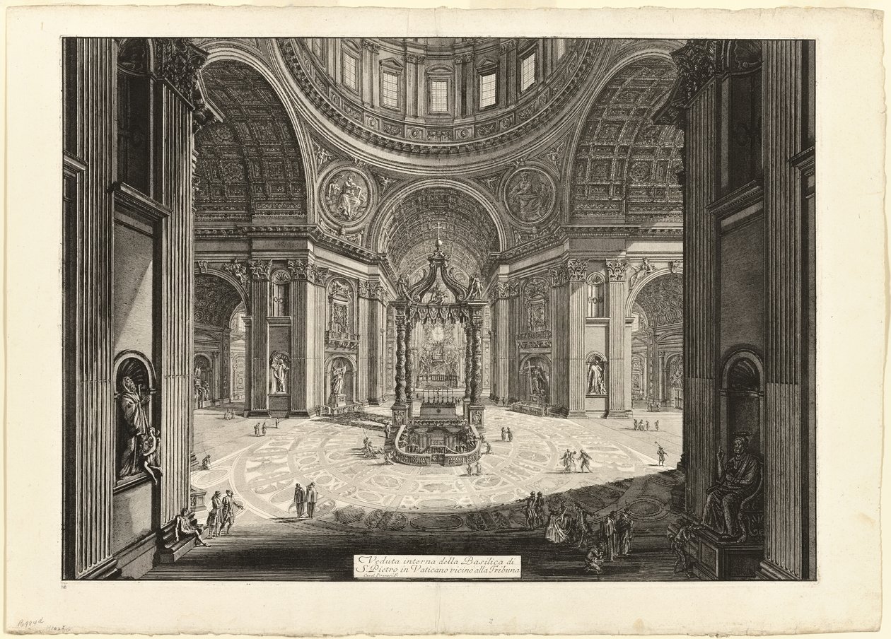 Interior view of the Basilica of St. Peter
