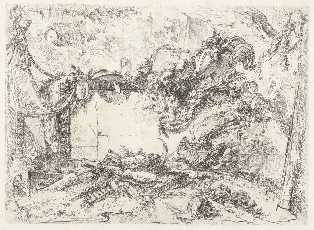 Monumental Tablet by Giovanni Battista Piranesi