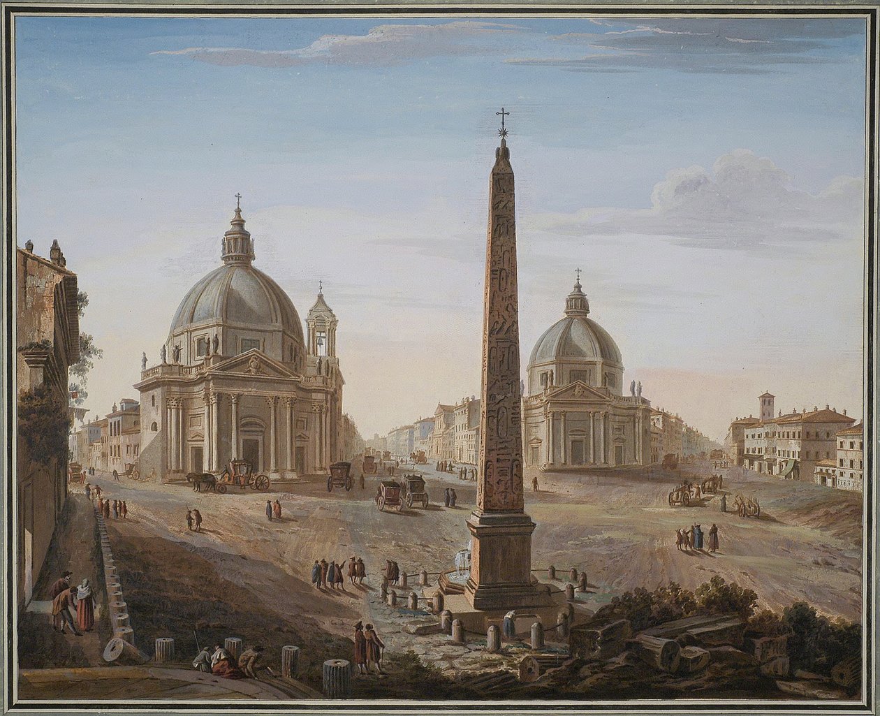 Piazza del Popolo, Rome by Giovanni Battista Piranesi