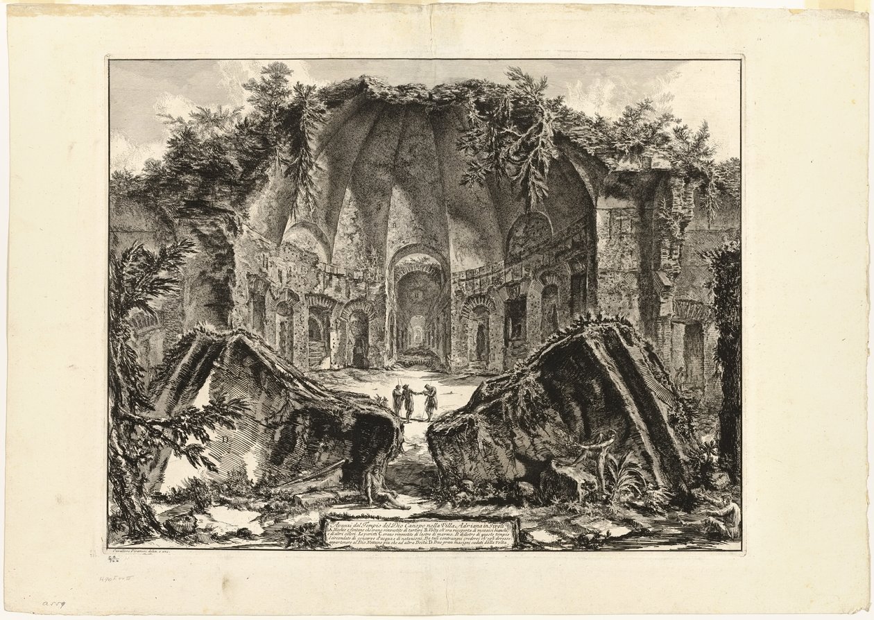 Remains of the Temple of the God Canopus at Hadrian