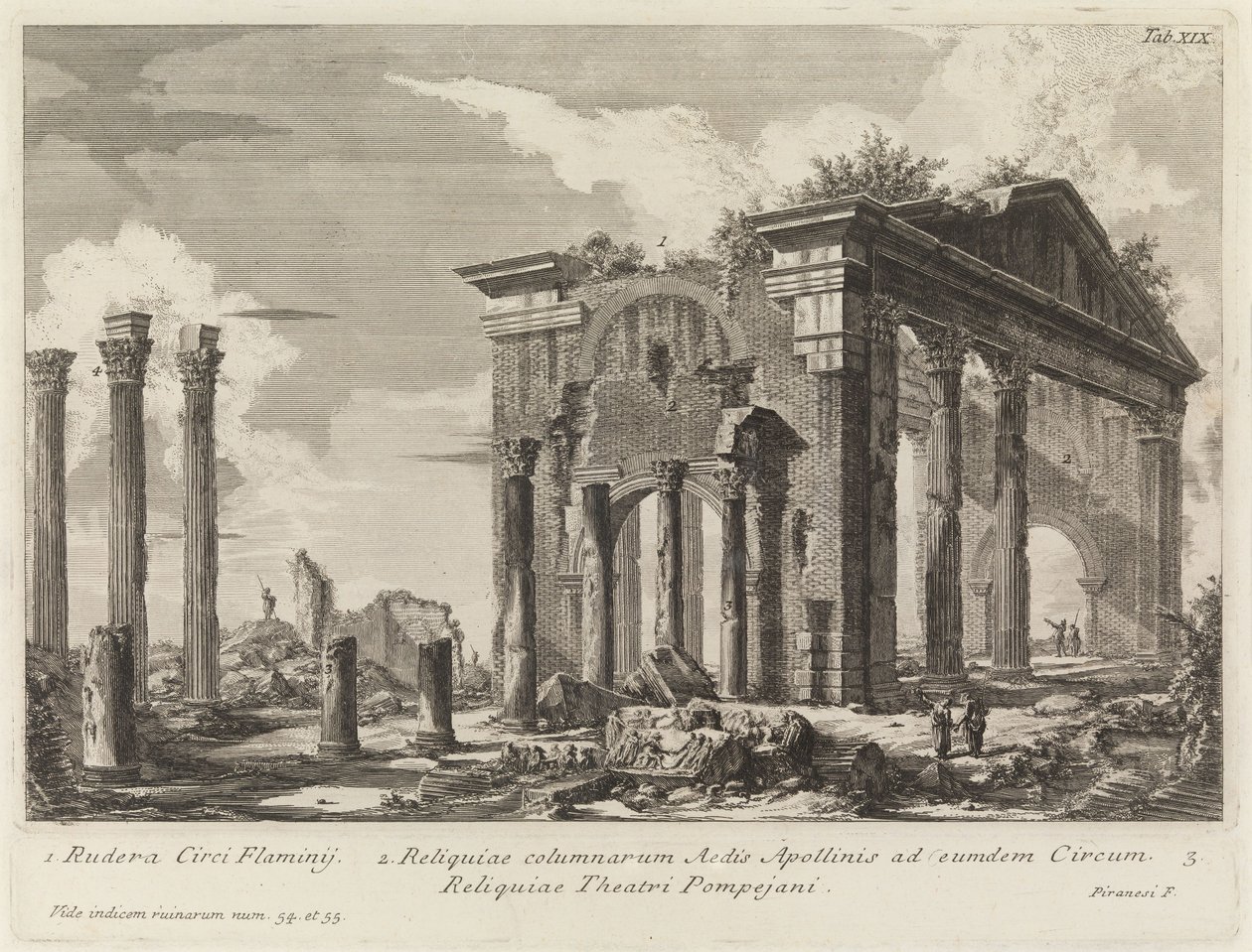 Ruins of the Portico of Octavia by Giovanni Battista Piranesi