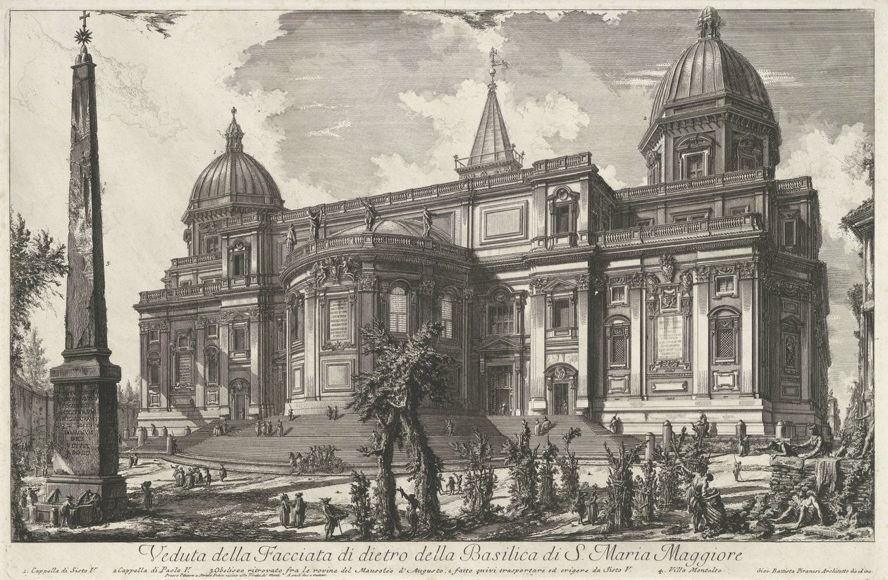 Santa Maria Maggiore in Rome by Giovanni Battista Piranesi