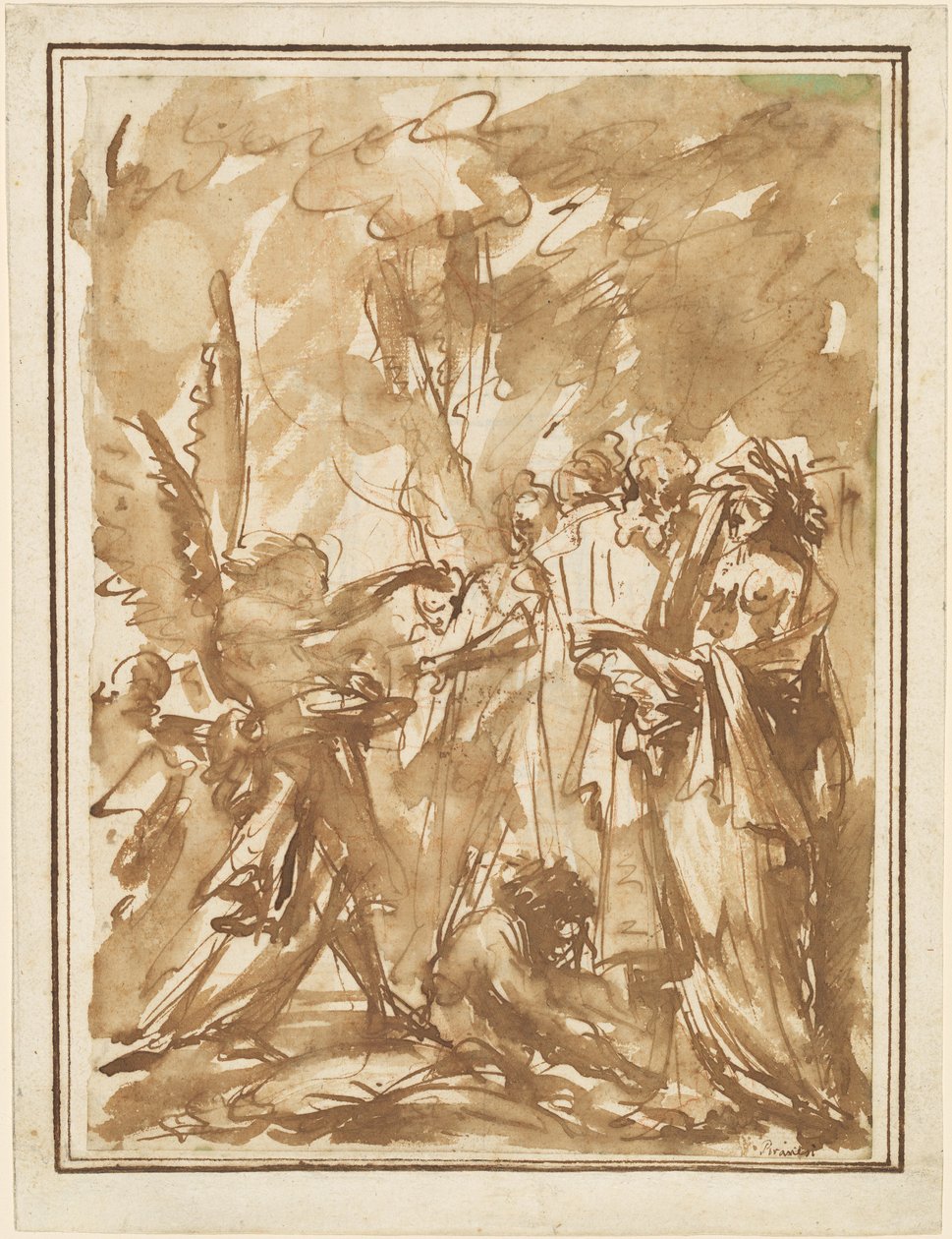 Scherzo with Antique Figures by Giovanni-Battista Piranesi