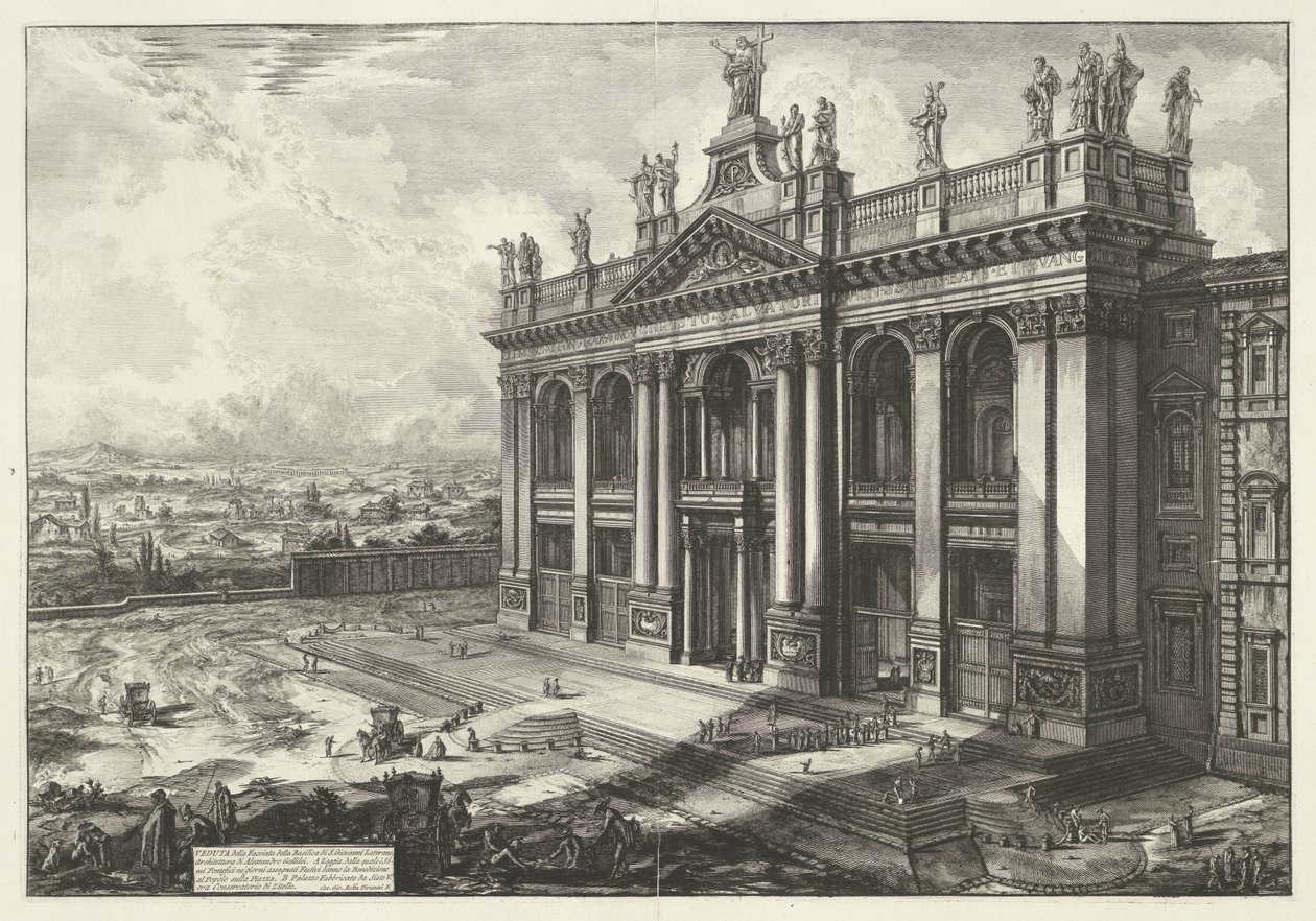 Saint John Lateran in Rome by Giovanni Battista Piranesi