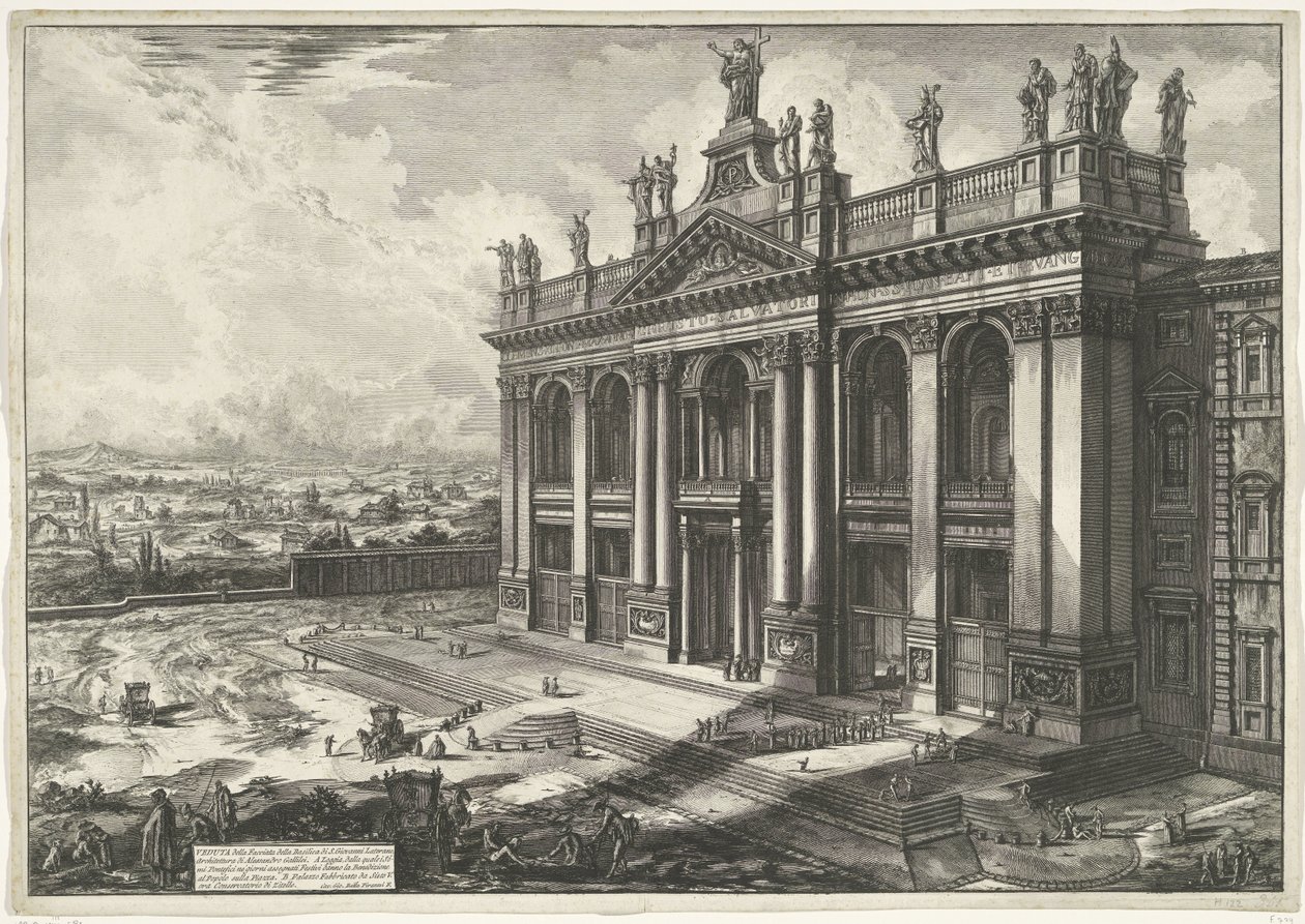 St. John Lateran in Rome by Giovanni Battista Piranesi