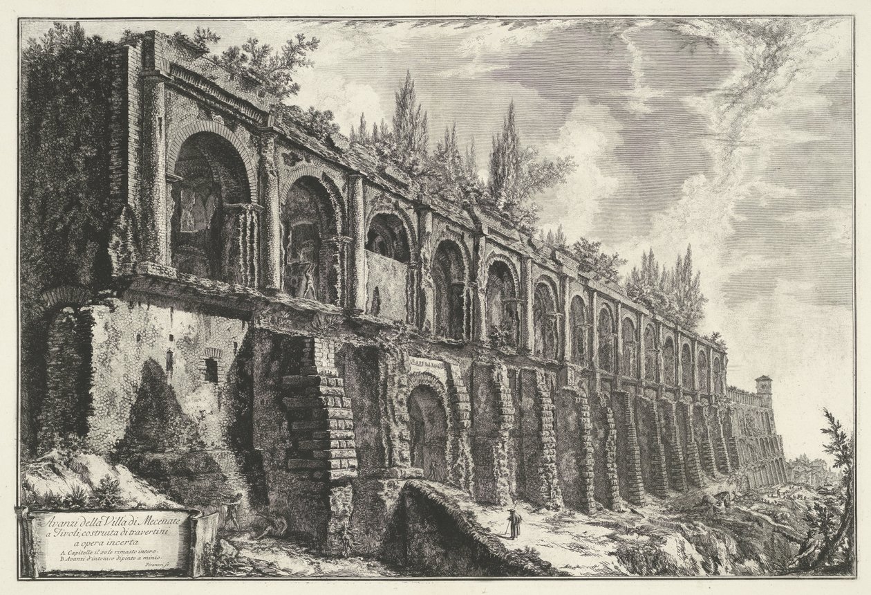 Temple of Hercules Victor at Tivoli by Giovanni Battista Piranesi