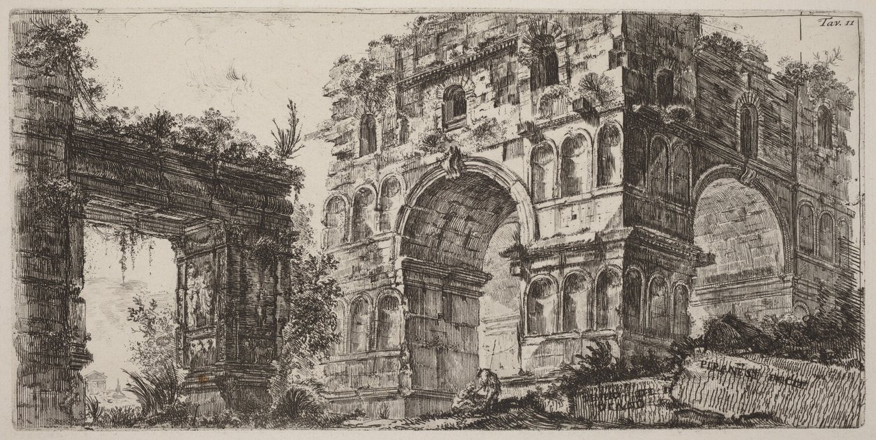 Temple of Diana by Giovanni Battista Piranesi