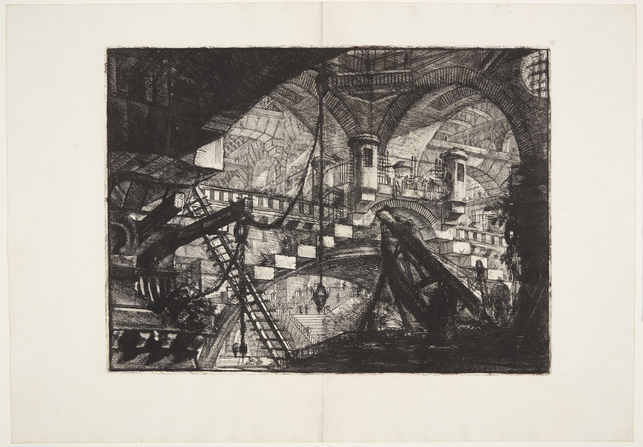 The Arch with a Shell Ornament by Giovanni Battista Piranesi