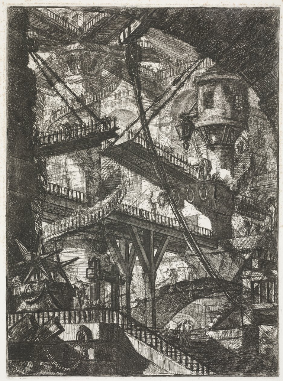The Drawbridge by Giovanni Battista Piranesi