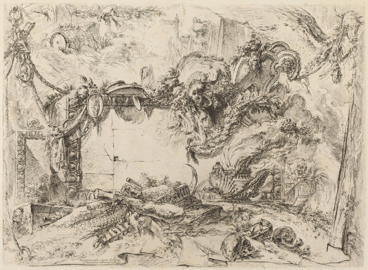 The Monumental Tablet by Giovanni Battista Piranesi