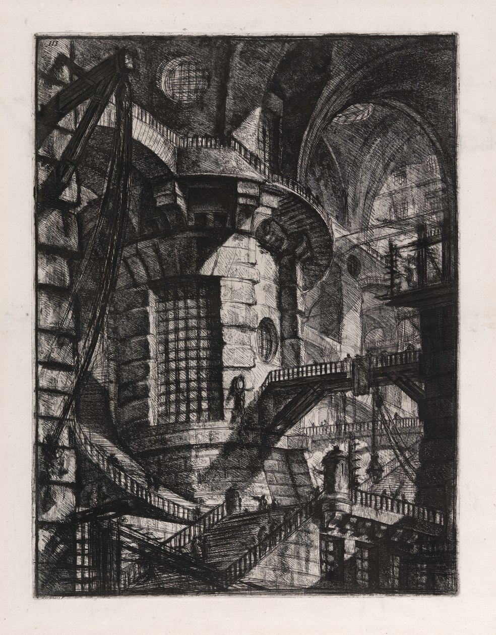 The Round Tower, plate 3 from Carceri d