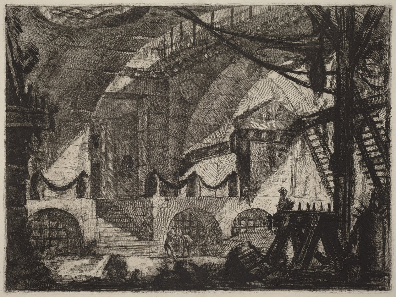 The Sawhorse by Giovanni Battista Piranesi