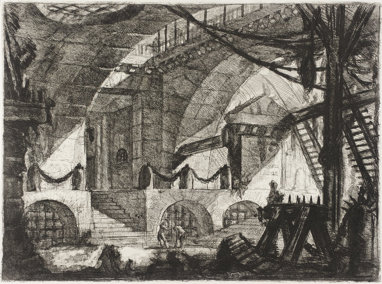 The Sawhorse by Giovanni Battista Piranesi