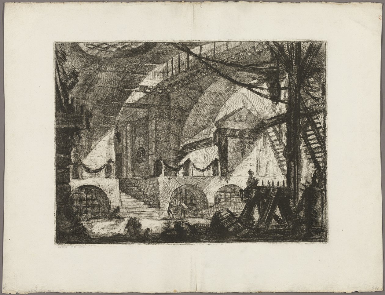The Sawhorse, plate 12 from Imaginary Prisons by Giovanni-Battista Piranesi