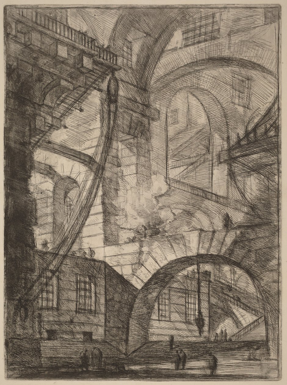 The Smoking Fire by Giovanni Battista Piranesi