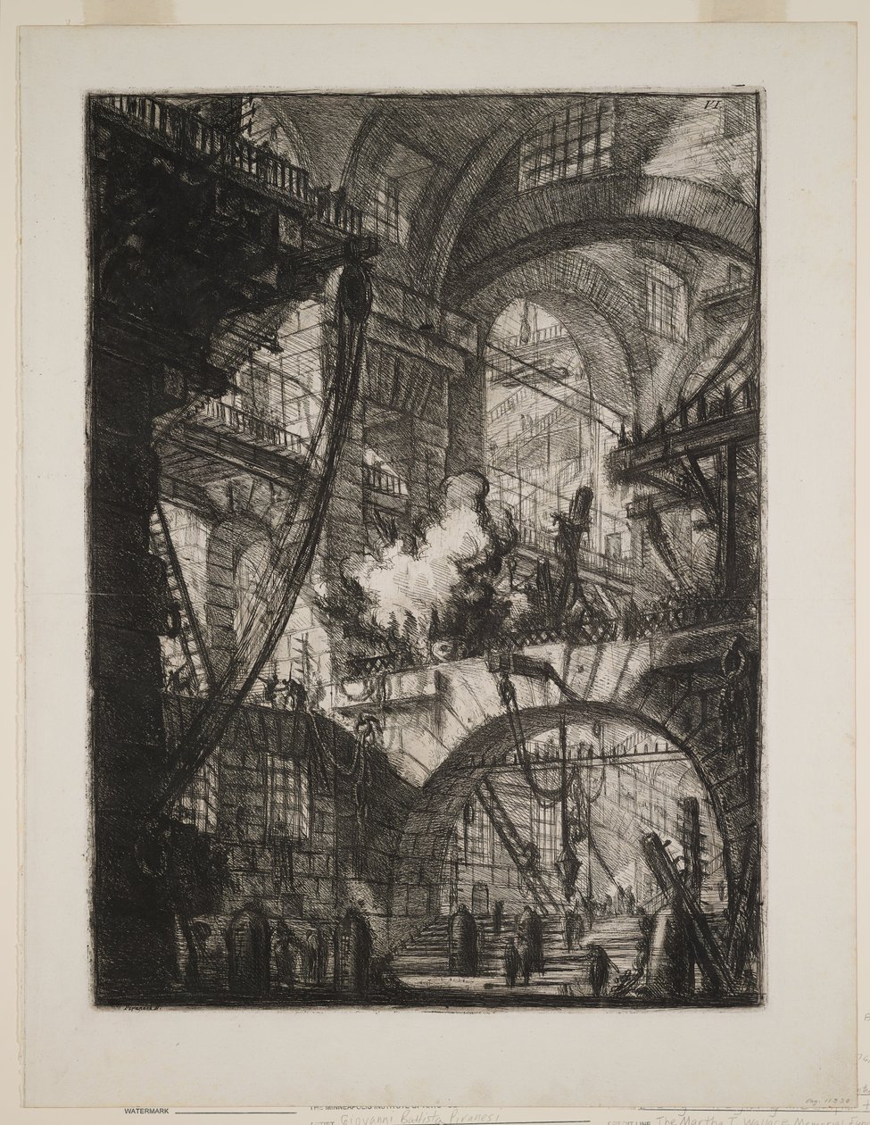 The Smoking Fire by Giovanni Battista Piranesi