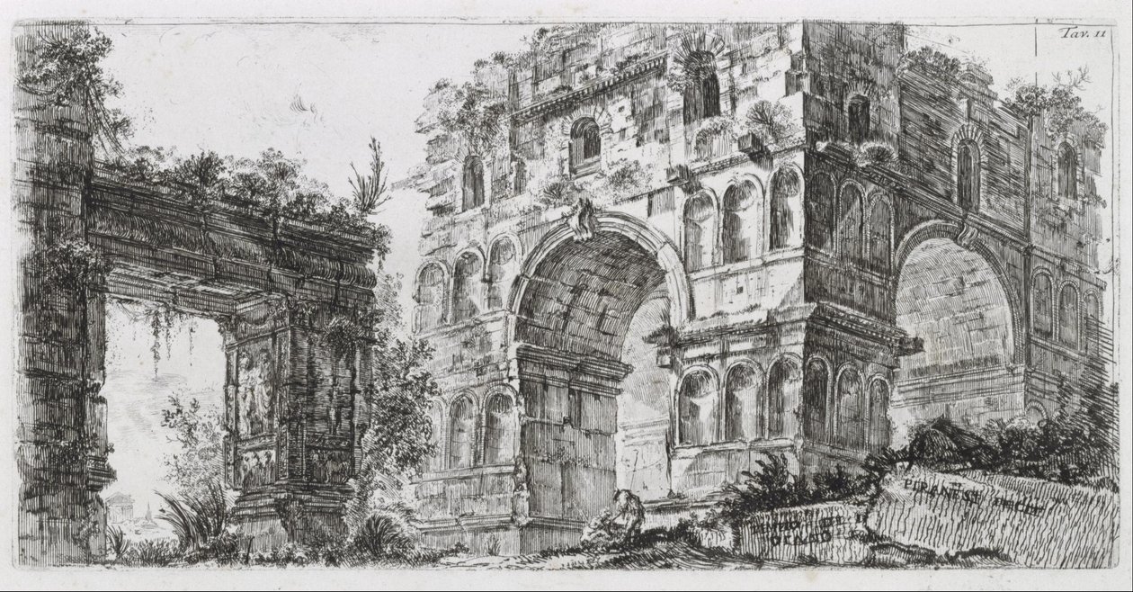 The Temple of Diana by Giovanni Battista Piranesi