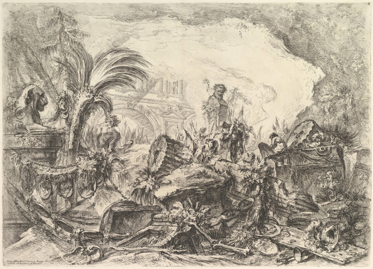 The Triumphal Arch, from Grotteschi by Giovanni Battista Piranesi