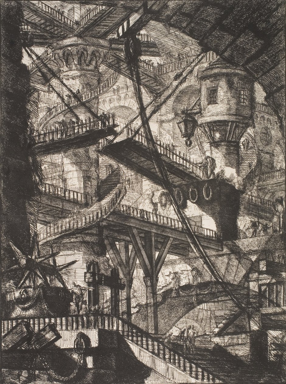 The drawbridge by Giovanni Battista Piranesi