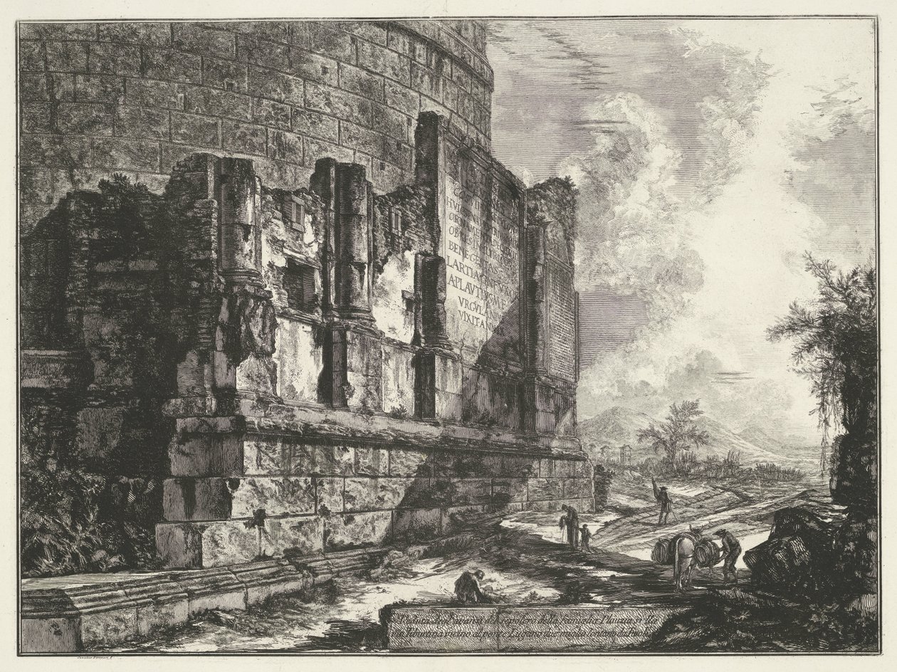 Tomb of Plautius Lucanus by Giovanni Battista Piranesi
