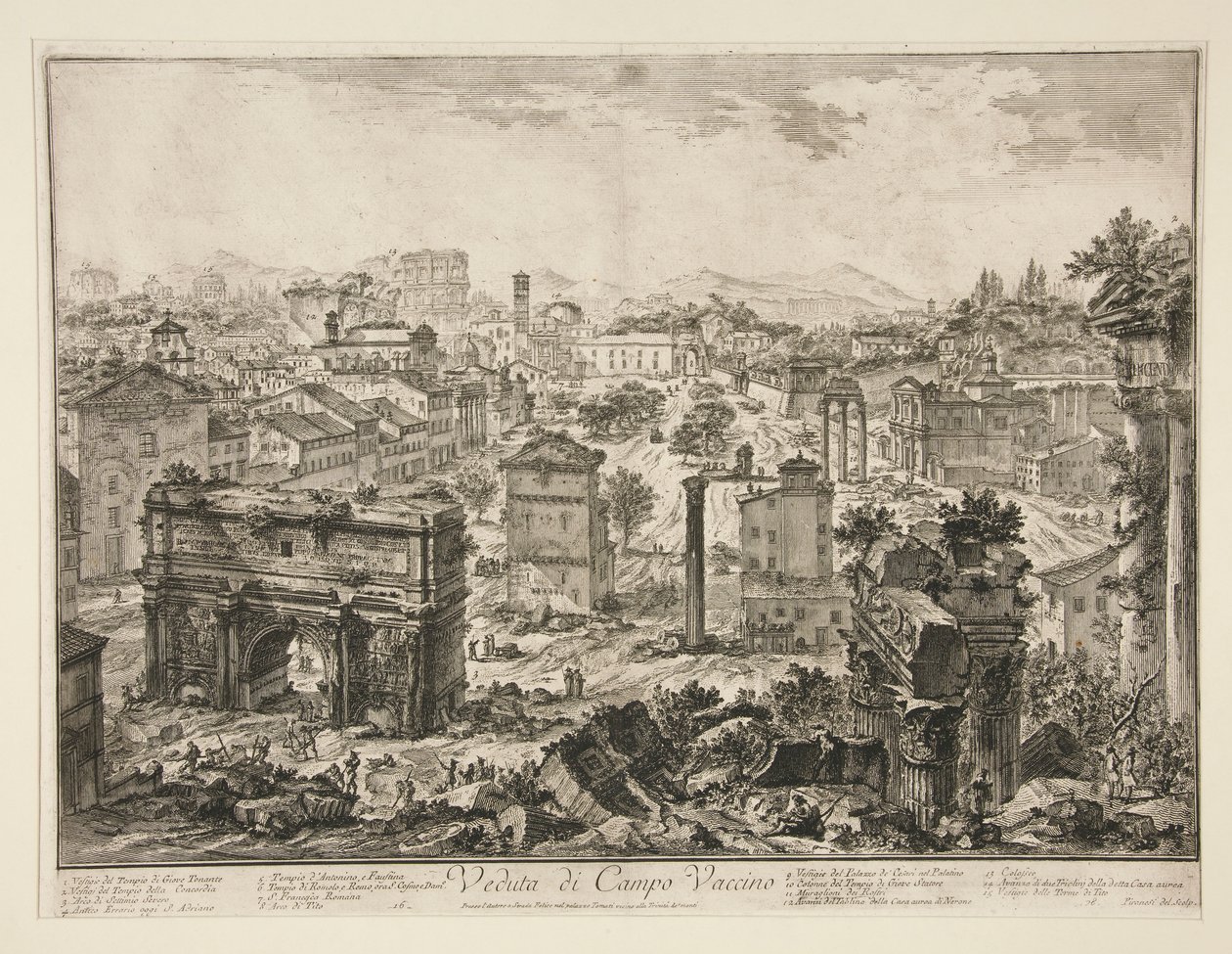View of the Campo Vaccino, from Views of Rome by Giovanni Battista Piranesi