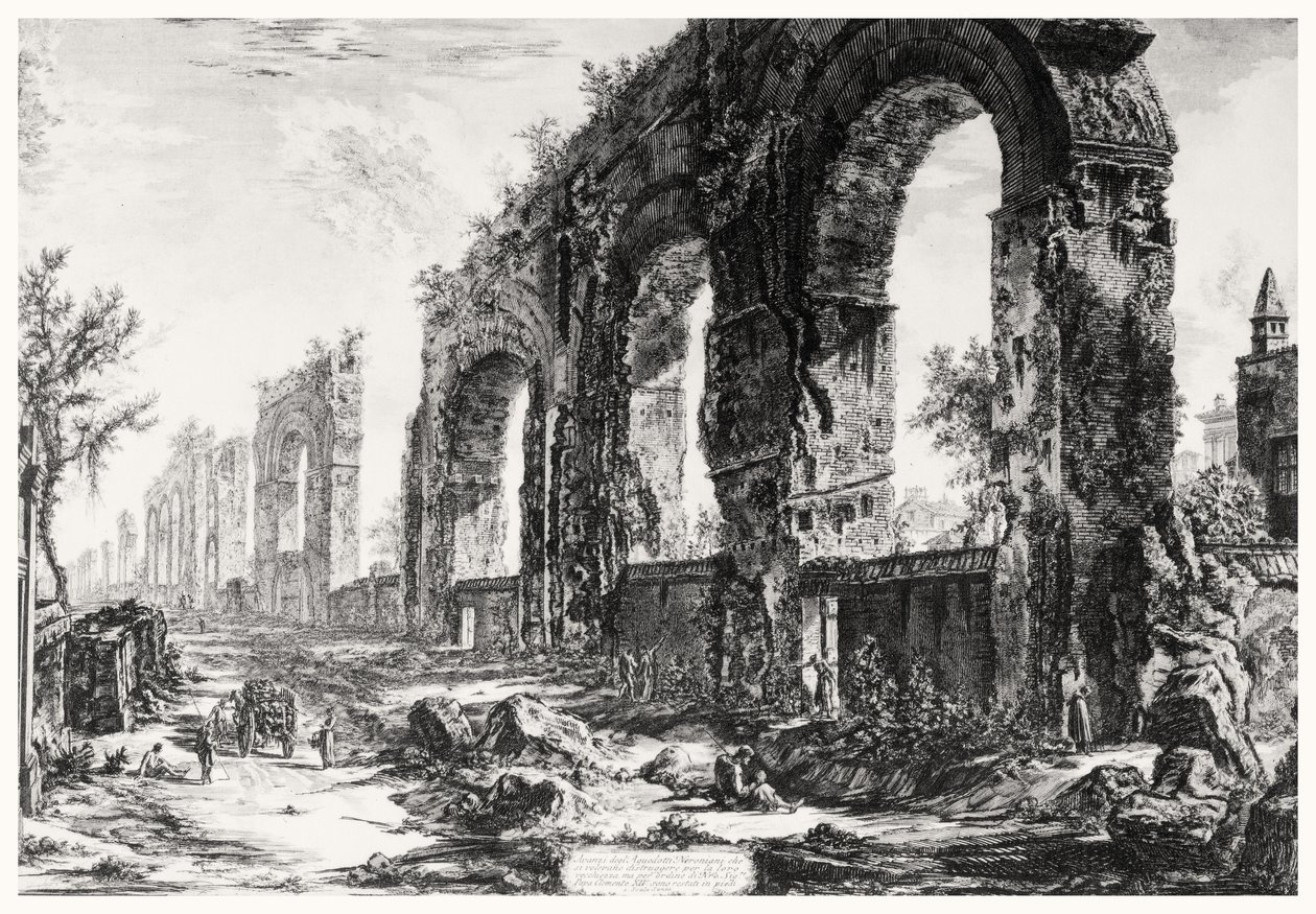 View of the Aqueduct of Nero, from the 