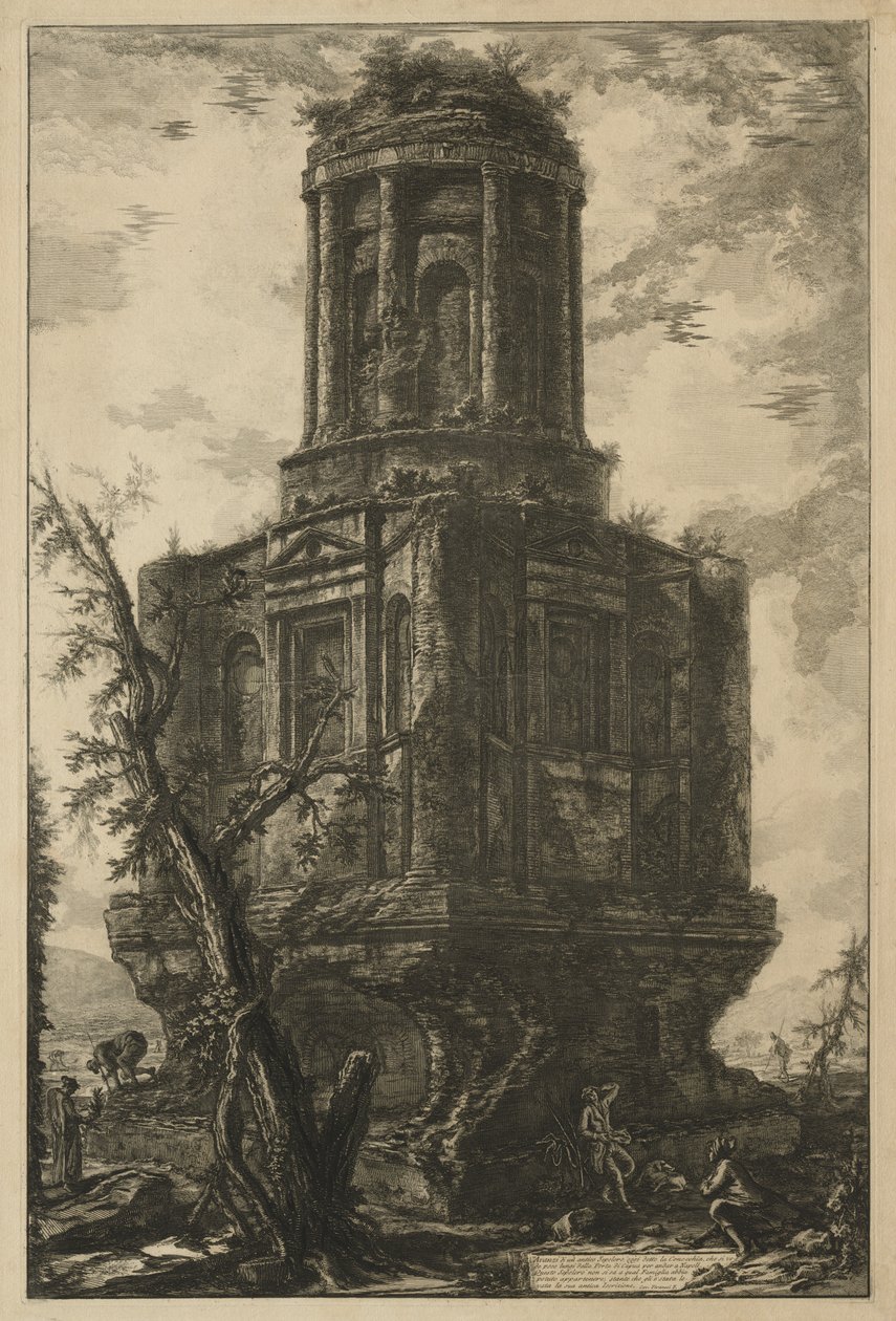 Views of Rome: The Tomb, called La Connocchia by Giovanni Battista Piranesi