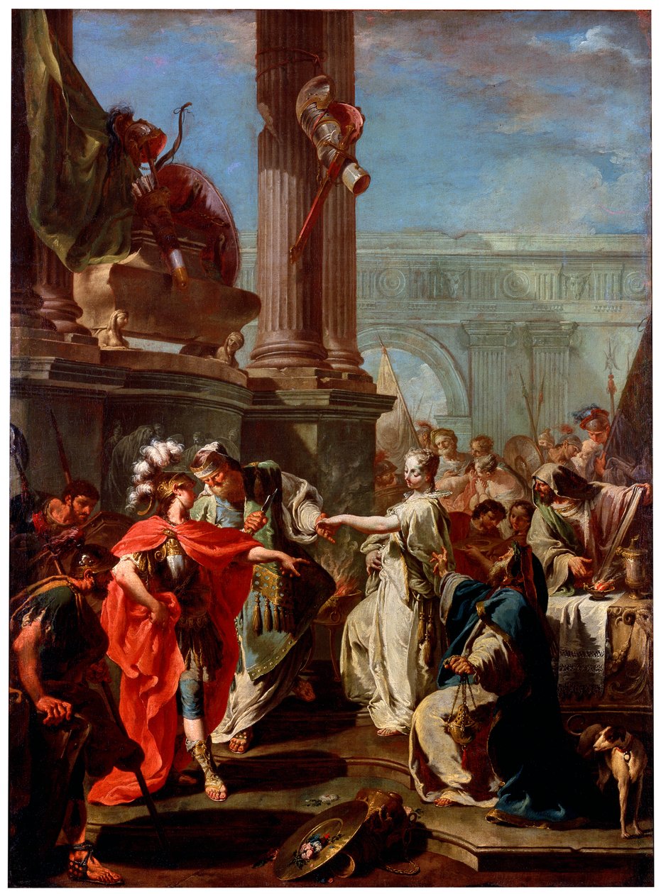 The Sacrifice of Polyxena by Giovanni Battista Pittoni the Younger
