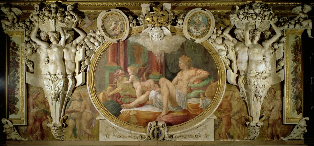 Danae, Decorative Scheme in the Gallery of Francis I (detail) by Giovanni Battista Rosso Fiorentino