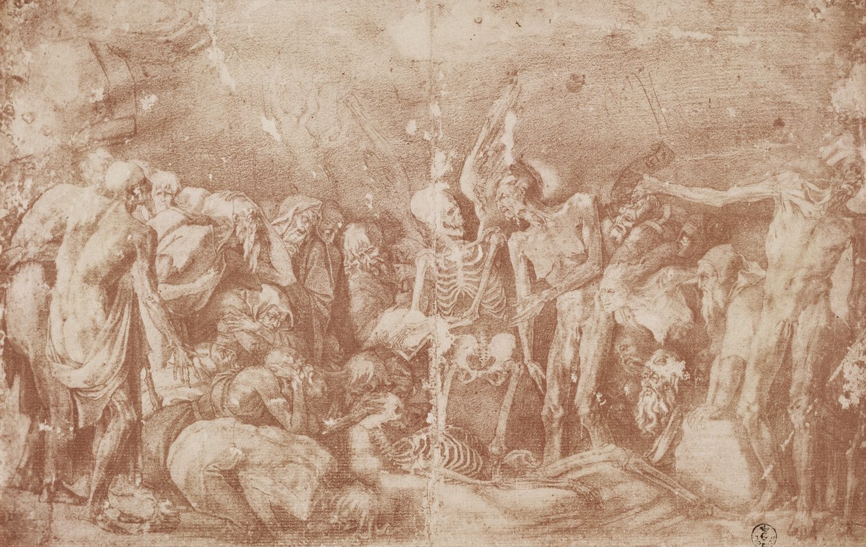 Study of the Living and the Dead Assembled by Giovanni Battista Rosso Fiorentino