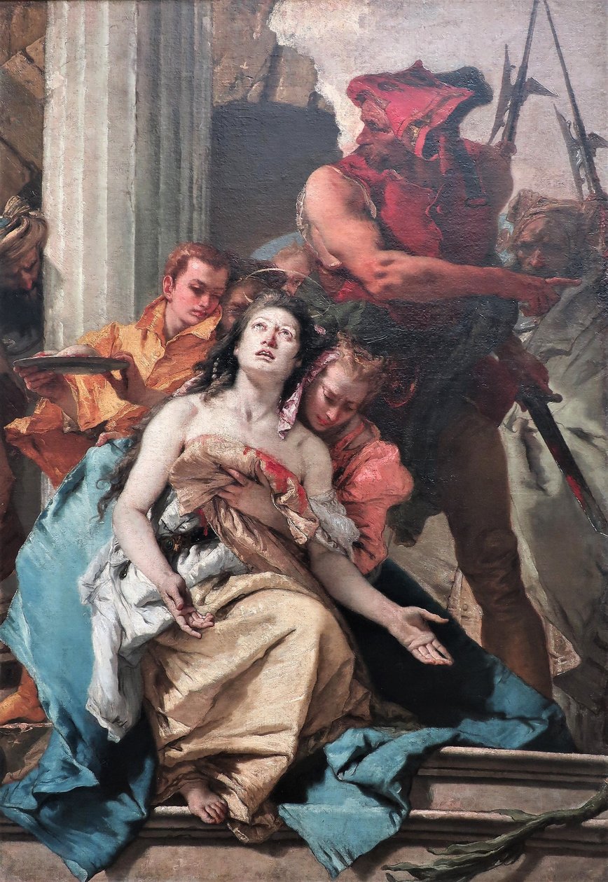 Saint Agatha by Giovanni-Battista Tiepolo
